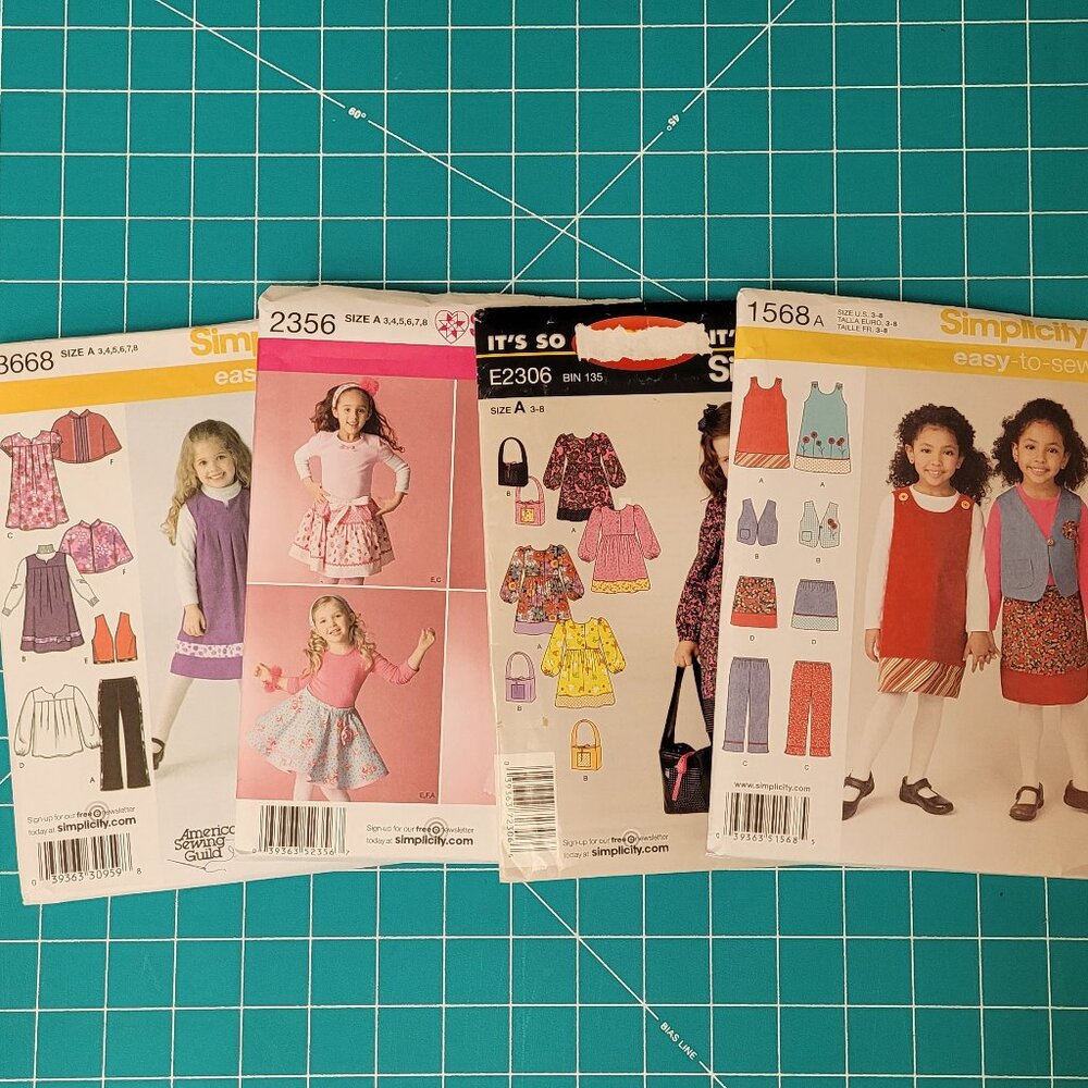 Group of 4 Children's patterns